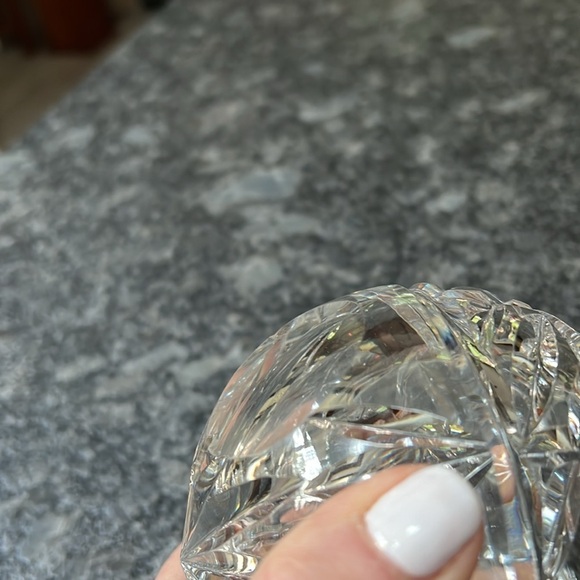 Crystal Orb Ashtray - Etsy Vintage Cut Crystal Round Orb Ashtray Candle Holder